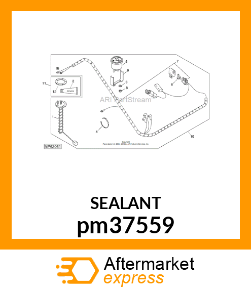 AVIATION GASKET SEALANT,16OZ, BRUSH pm37559