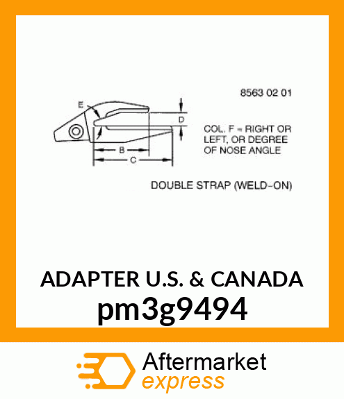 ADAPTER (U.S. amp; CANADA) pm3g9494