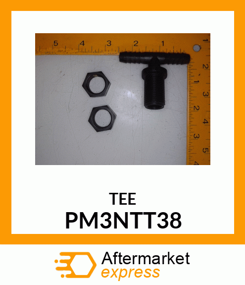 11/16" MPS X 3/8" HB TEE PM3NTT38