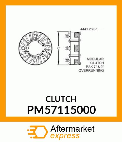 OVERRUNNING CLUTCH PM57115000