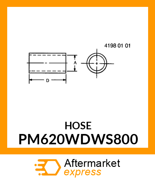 GENERAL DUTY DUCTING HOSE 8" JDS205 PM620WDWS800