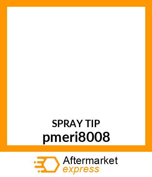 SPRAY TIP, EXTENDED RANGE, SIZE .8, pmeri8008