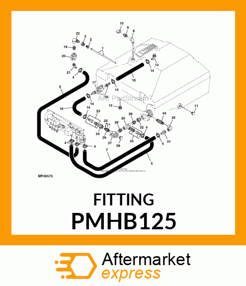 HOSE, BARB, POLY, 1.25 X 1.25" NPT PMHB125