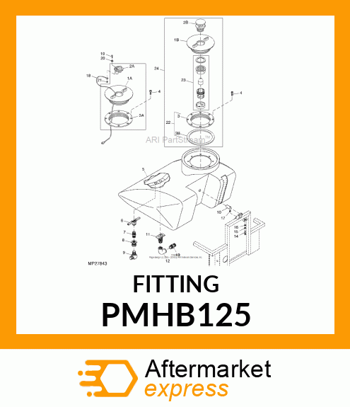 HOSE, BARB, POLY, 1.25 X 1.25" NPT PMHB125