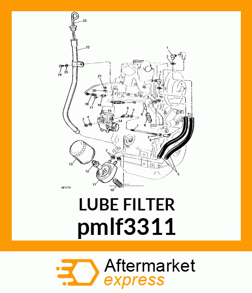 LUBE FILTER pmlf3311