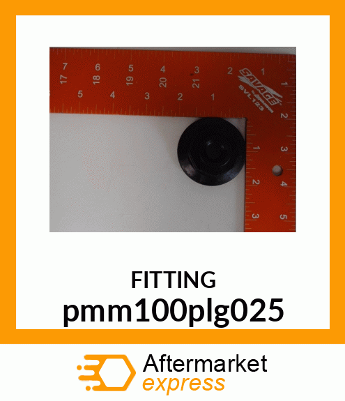 1" MANIFOLD PLUG WITH 1/4 pmm100plg025