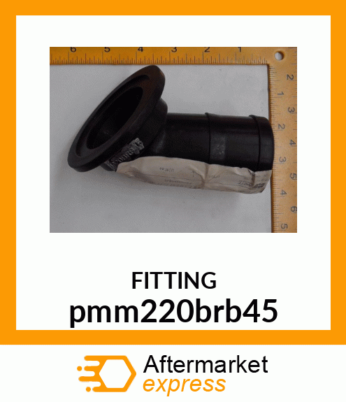 HOSE BARB, 2IN FULL PORT X 45DEGREE pmm220brb45