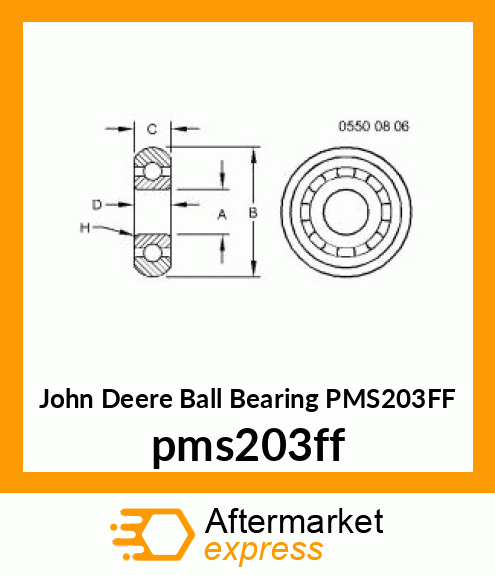 BEARING pms203ff