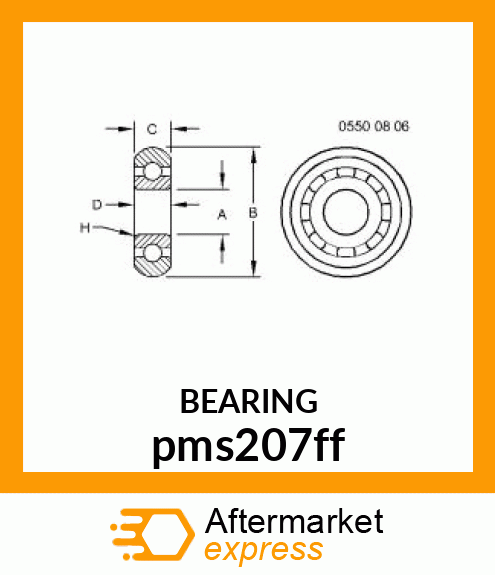 BEARING pms207ff