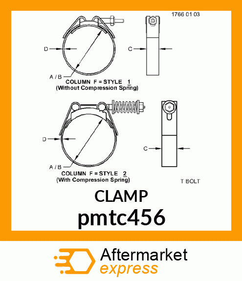 CLAMP 4" HOSE ID PKG(10) pmtc456