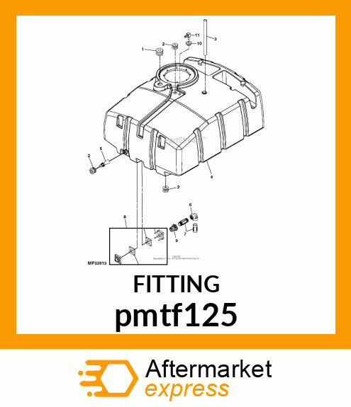 FITTING, 1 pmtf125