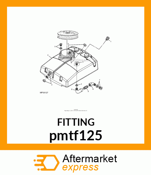 FITTING, 1 pmtf125