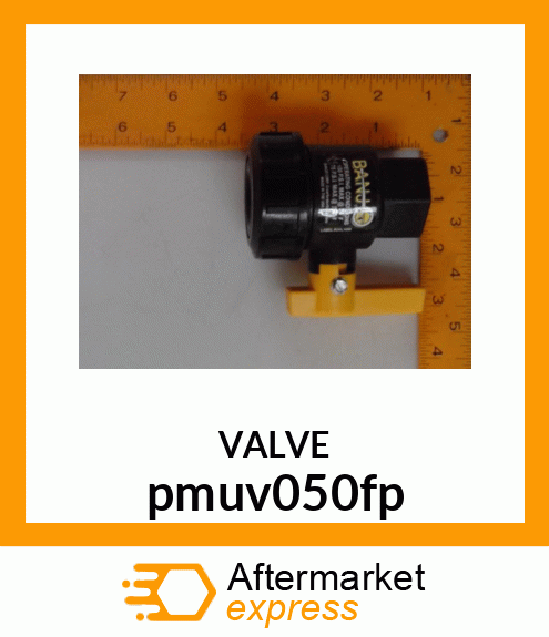 VALVE POLYPRO.5"FMNPT PKG(3) pmuv050fp