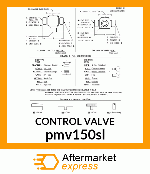 VALVE 1 pmv150sl