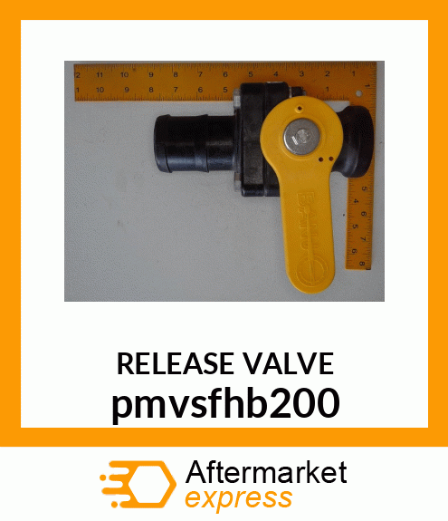 2" SHORT VALVE HOSE BARB pmvsfhb200