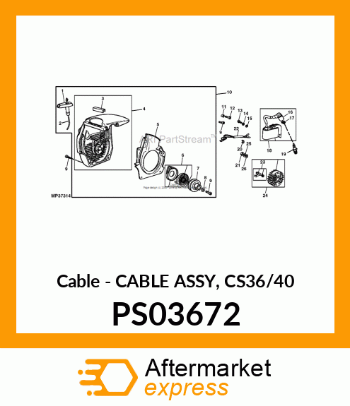 Cable PS03672