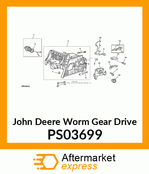 WORM GEAR (3/8) PS03699