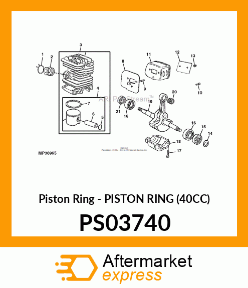 Piston Ring PS03740