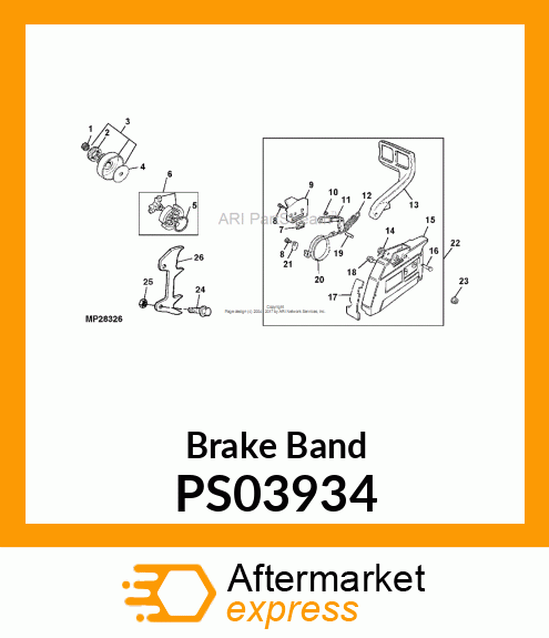 Brake Band PS03934