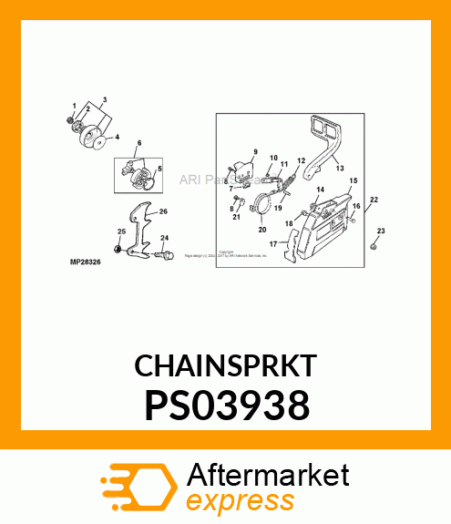 Chain Sprocket PS03938