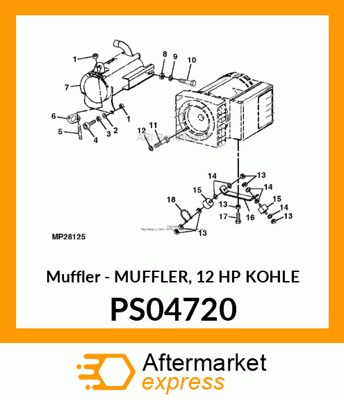 Muffler PS04720