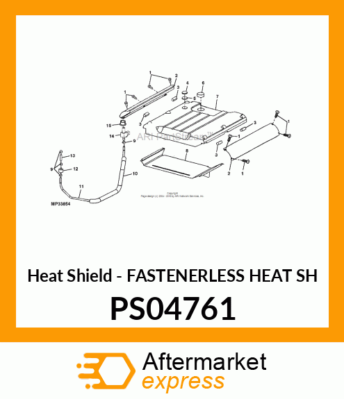Fastenerless Heat Sh PS04761