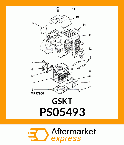 Gasket - GASKET, CYL, TLE23-26 PS05493