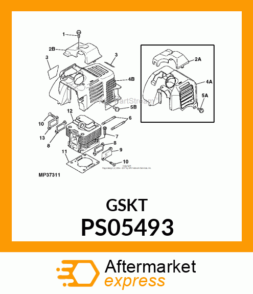 Gasket - GASKET, CYL, TLE23-26 PS05493