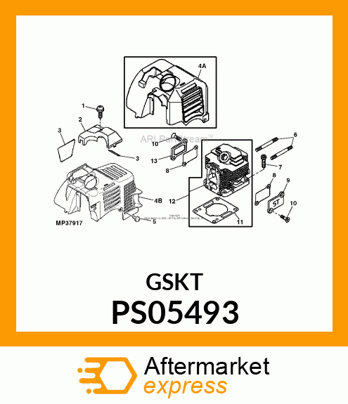 Gasket - GASKET, CYL, TLE23-26 PS05493