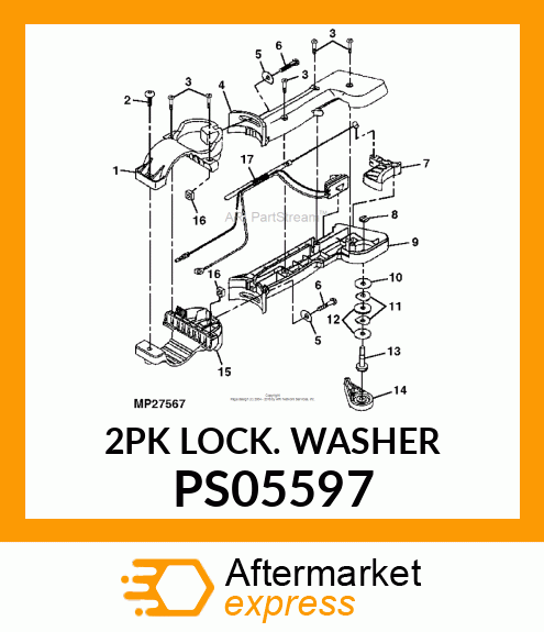 2PK Lock Washer PS05597