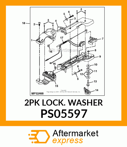 2PK Lock Washer PS05597