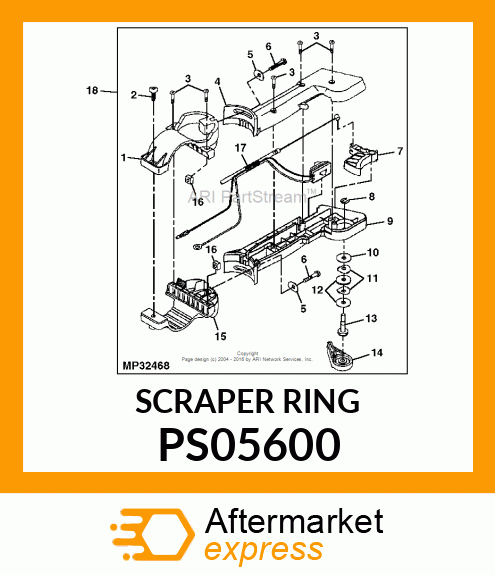 2PK Scraper Ring PS05600