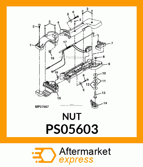 5PK Nut PS05603