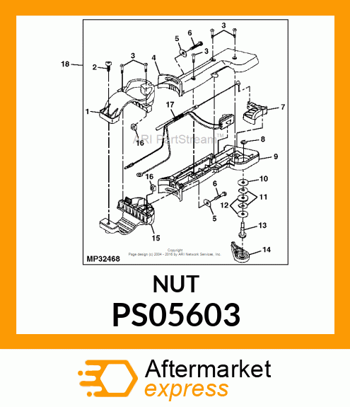 5PK Nut PS05603