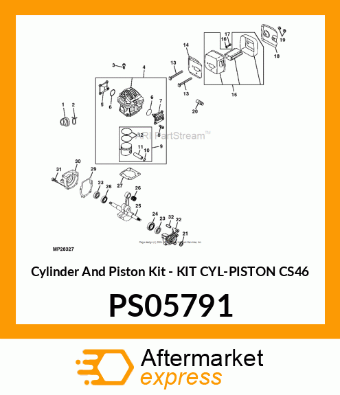 Cylinder & Piston Kit PS05791