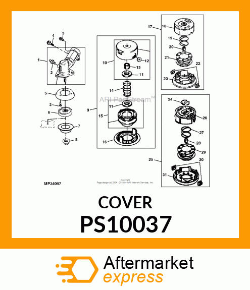 Cap - CAP, STRING HEAD, F-4 PS10037