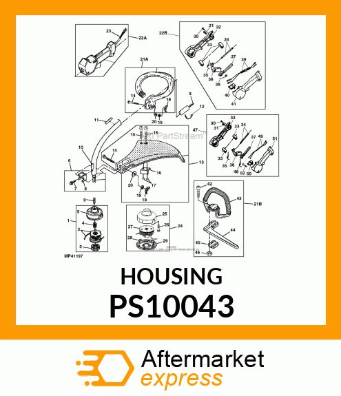 Housing String Head F100Bv PS10043