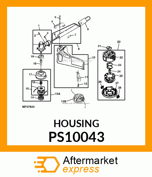 Housing String Head F100Bv PS10043