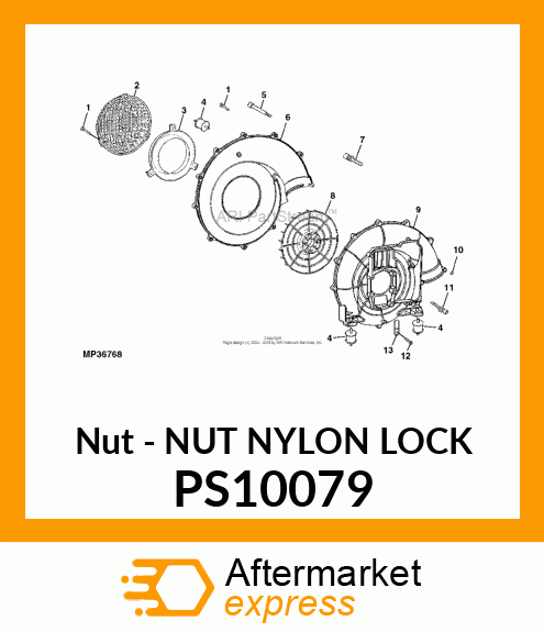 Nut PS10079