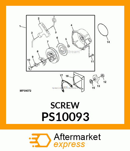 SCREW M4 X 16 PS10093