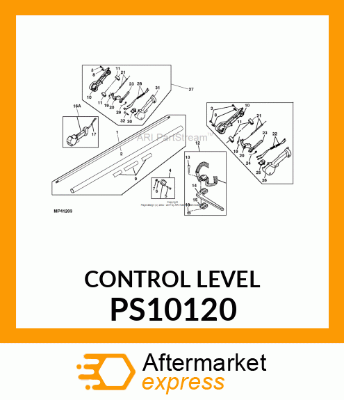 LEVER, LOCKOUT PS10120