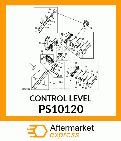 LEVER, LOCKOUT PS10120