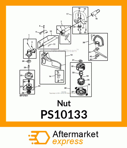 Nut PS10133