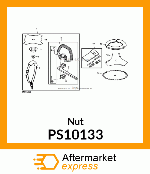 Nut PS10133