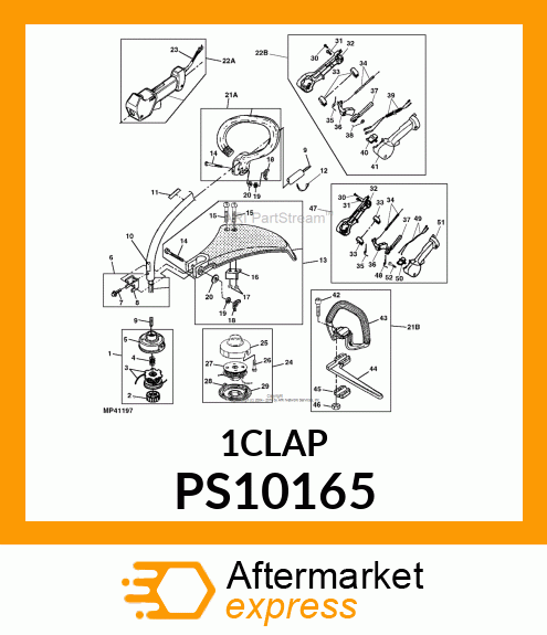 CLAMP, 1" THROTTLE CONTROL PS10165