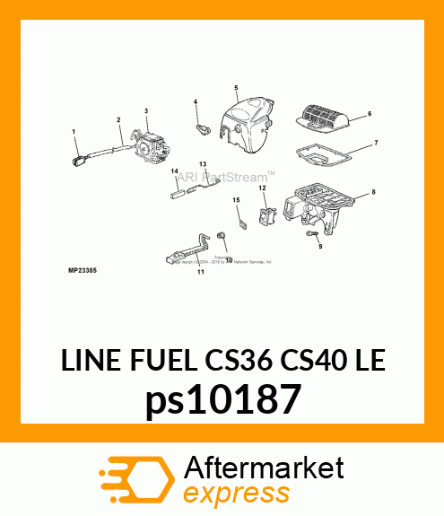 LINE FUEL CS36 CS40 LE ps10187