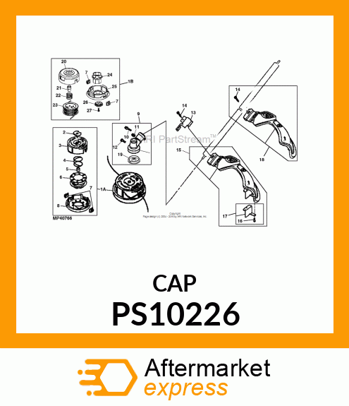 CAP, STRING HEAD, B PS10226