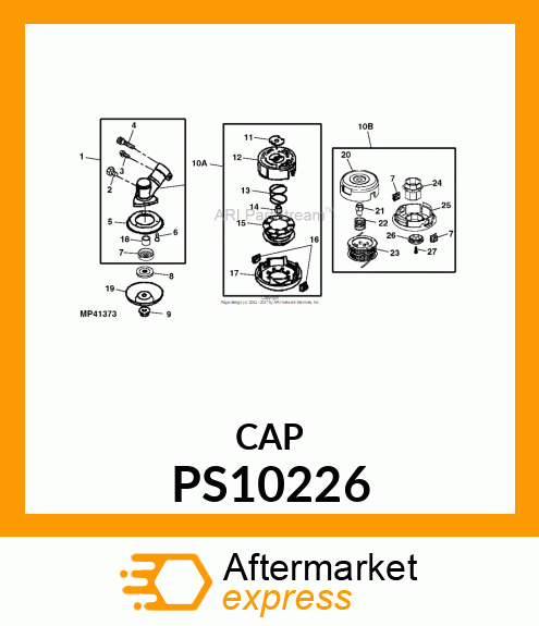 CAP, STRING HEAD, B PS10226