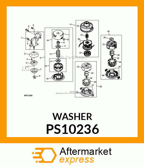 Plate - PLATE, TOP, B-4 M8RH PS10236