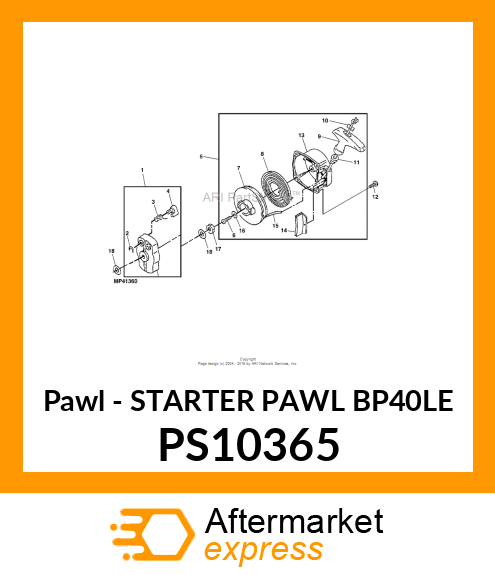 Pawl PS10365